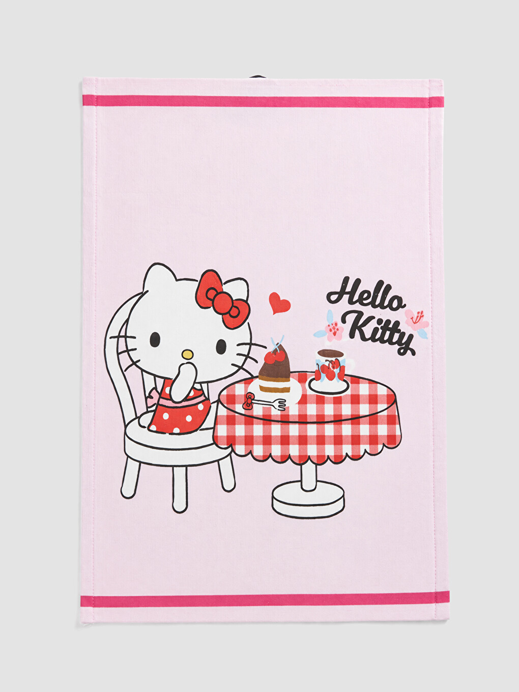 Hello Kitty Принтті Мақта Шай Орамал 2 Данадан Тұратын 40x50 Cm-7