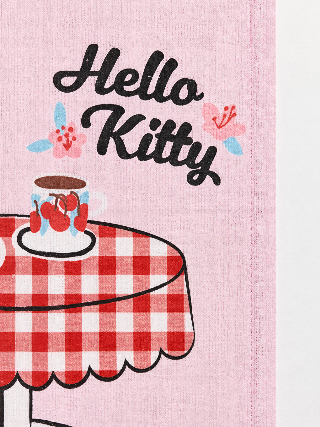 Hello Kitty Принтті Мақта Шай Орамал 2 Данадан Тұратын 40x50 Cm-9