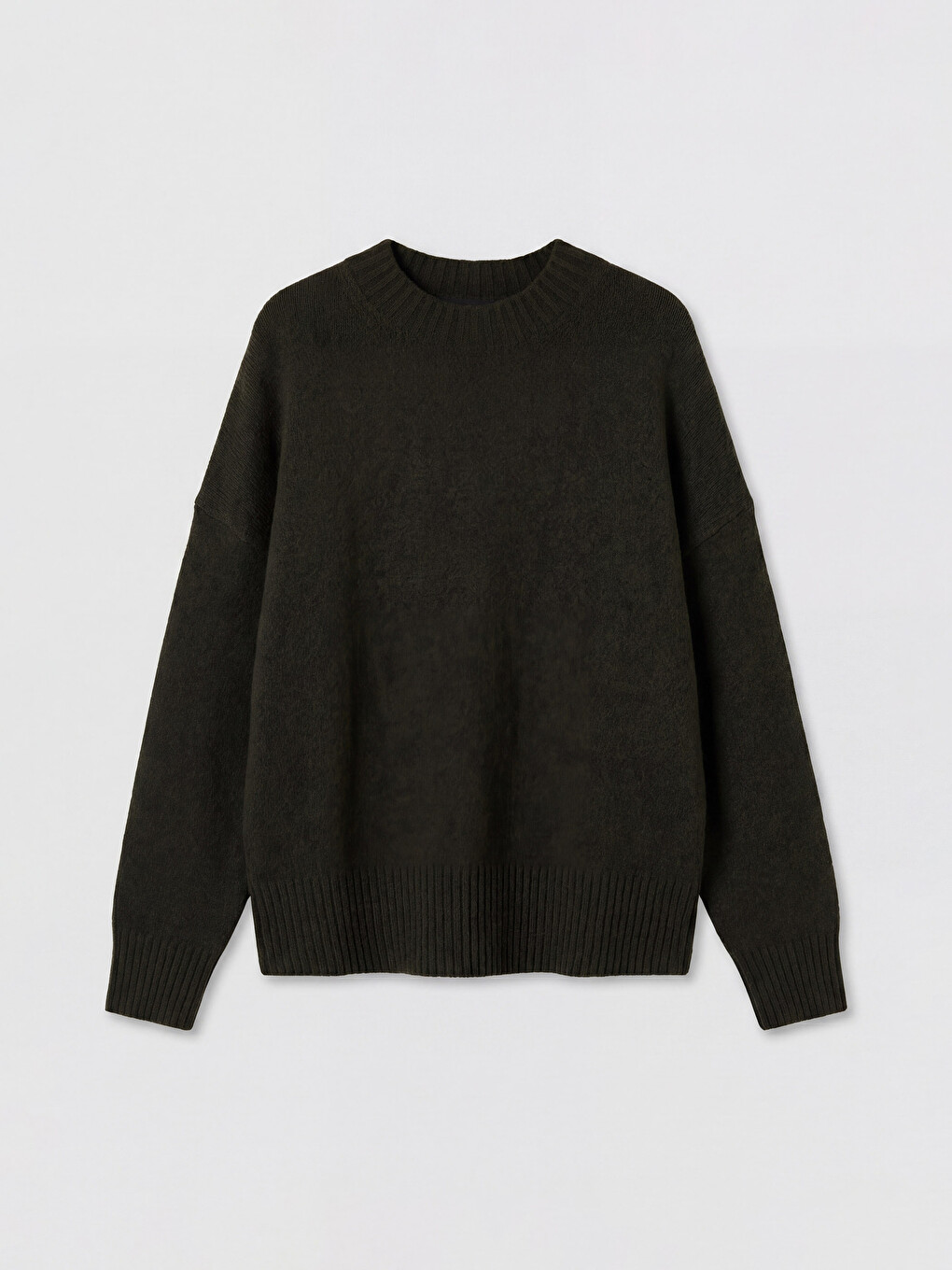 Pull-over En Maille Pour Femme À Col Rond-4