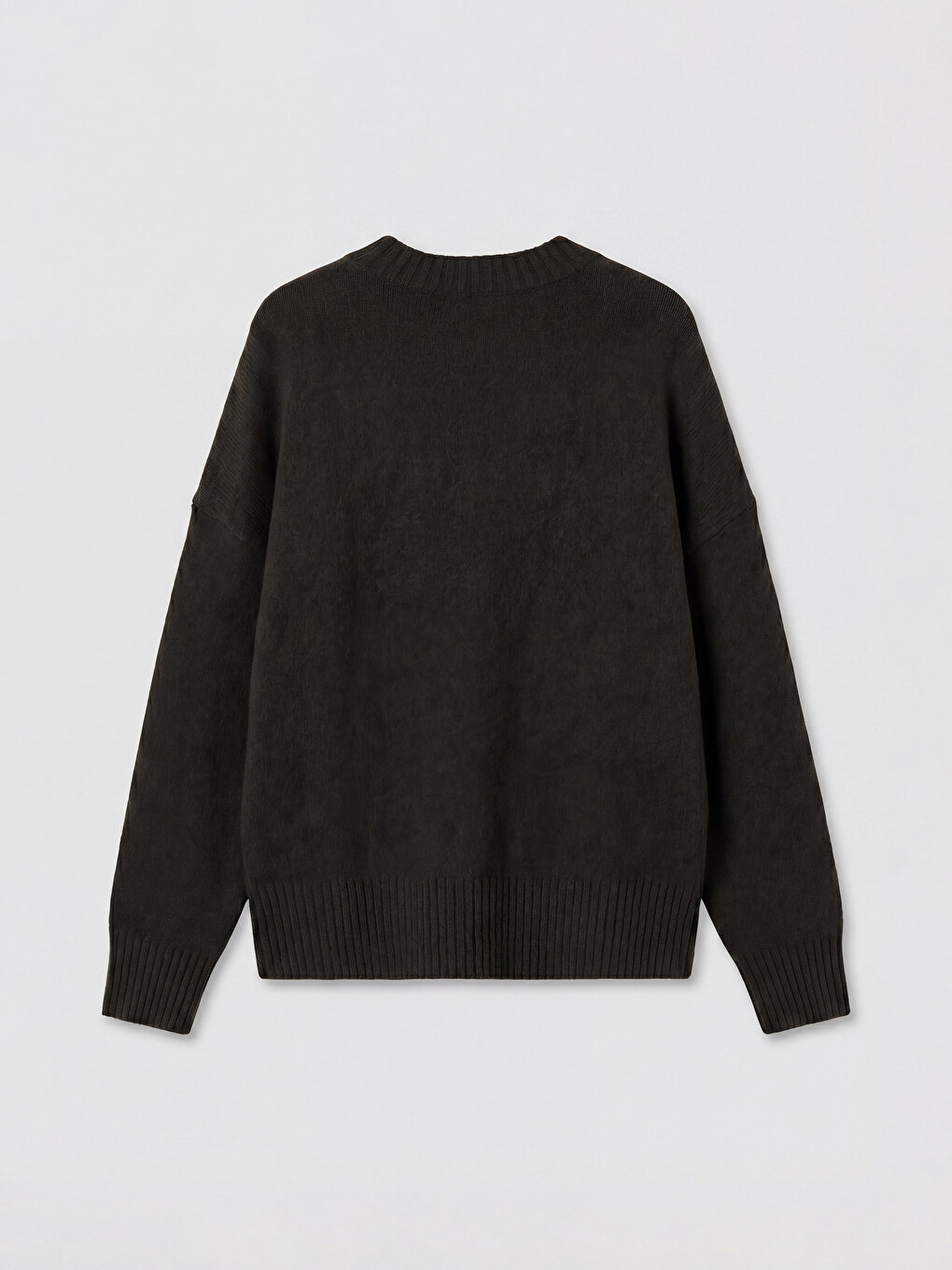 Pull-over En Maille Pour Femme À Col Rond-5