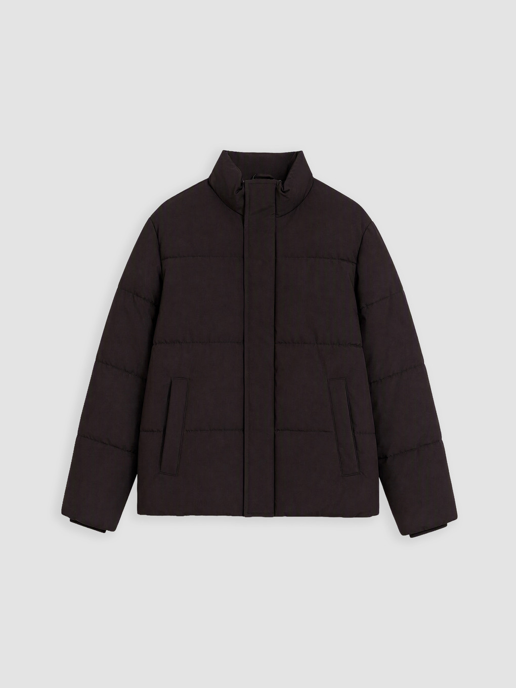 Man Bordeaux Puffer Coat-3
