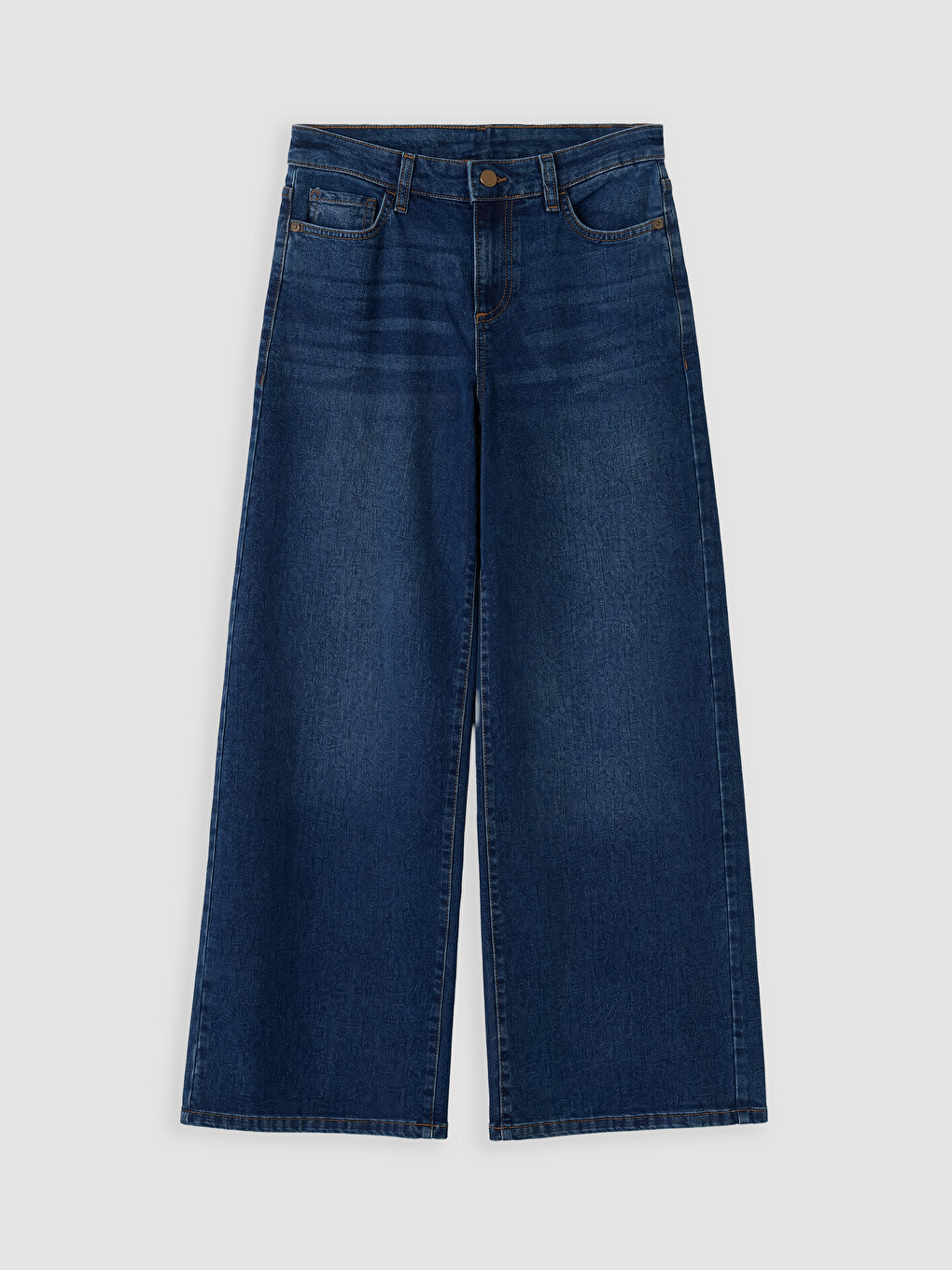 İndigo Wideleg Kadın Jean Pantolon