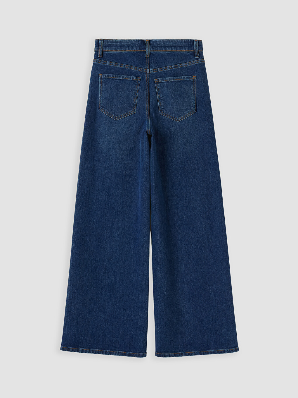 İndigo Wideleg Kadın Jean Pantolon-2