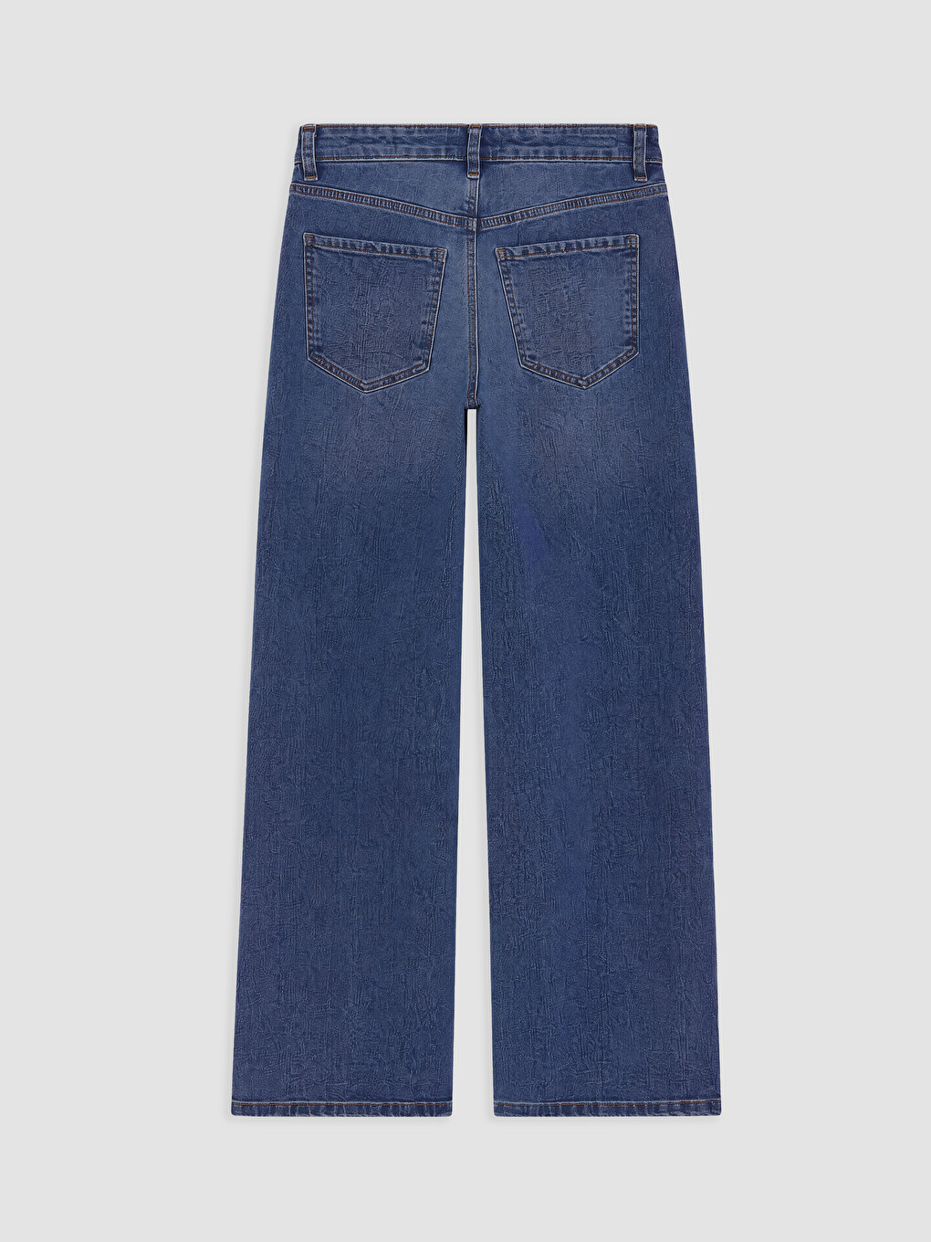 İndigo Wideleg Kadın Jean Pantolon-5