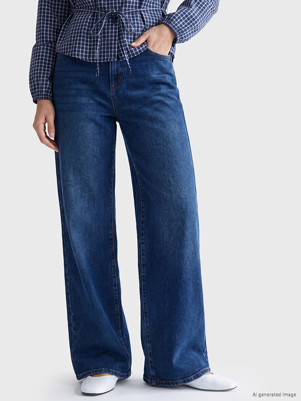 Wideleg Women's Jeans-1