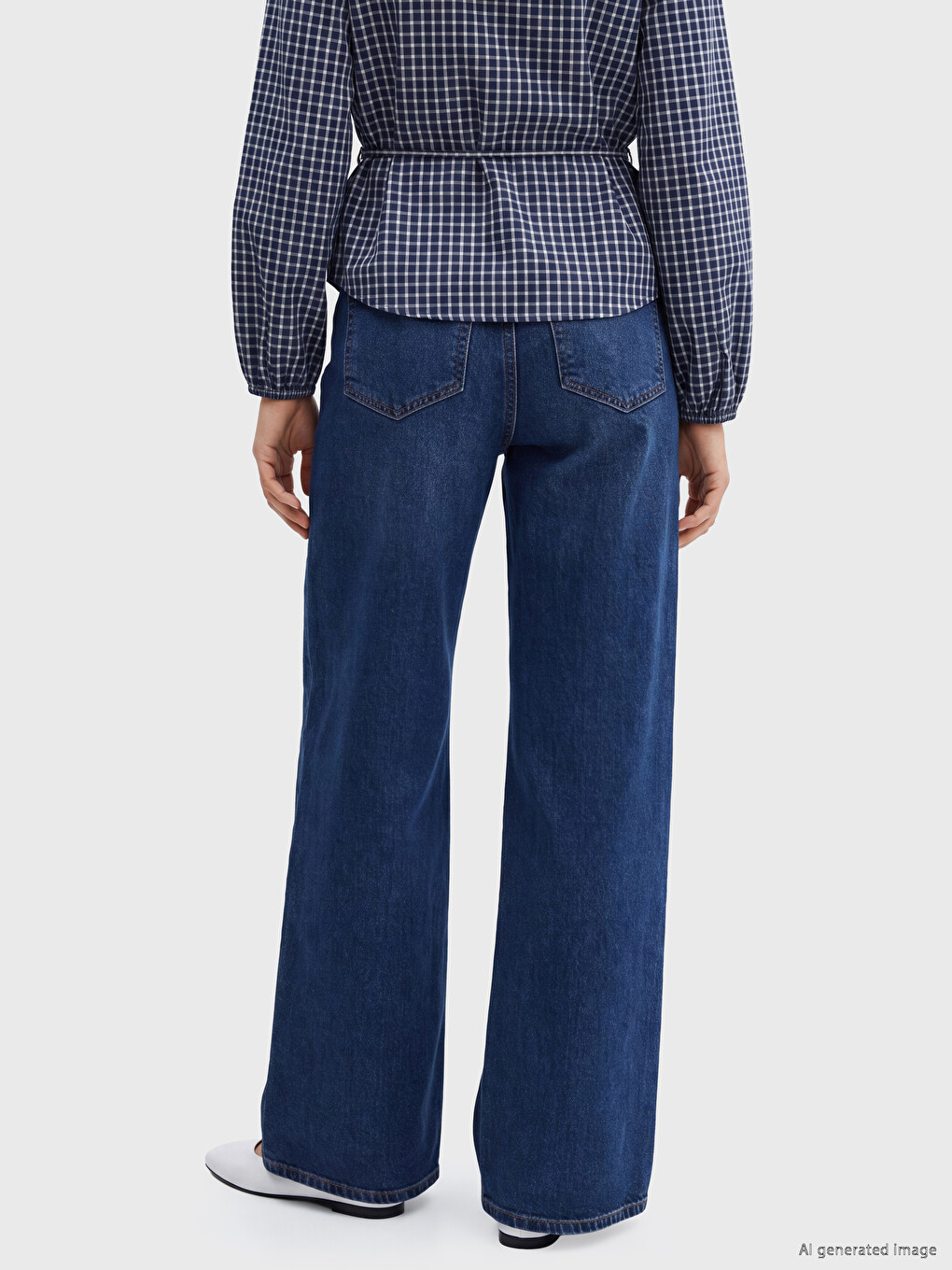 Wideleg Women's Jeans-3