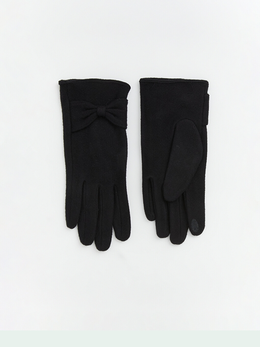 Bow Detailed Women's Gloves