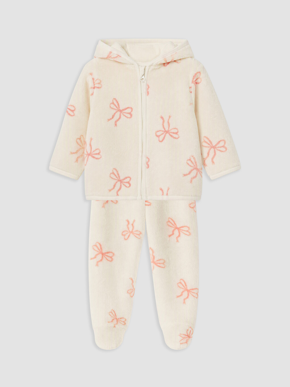 Bow Patterned Baby Girls' Set