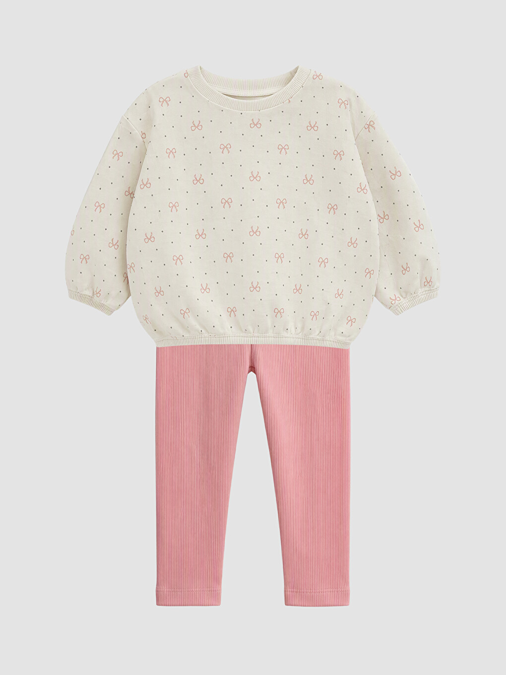 Baby Girl Ecru Set