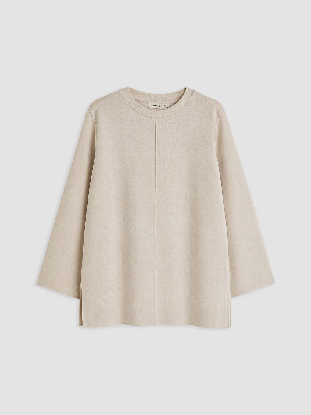Oversize Kalın Sweatshirt Tunik-4