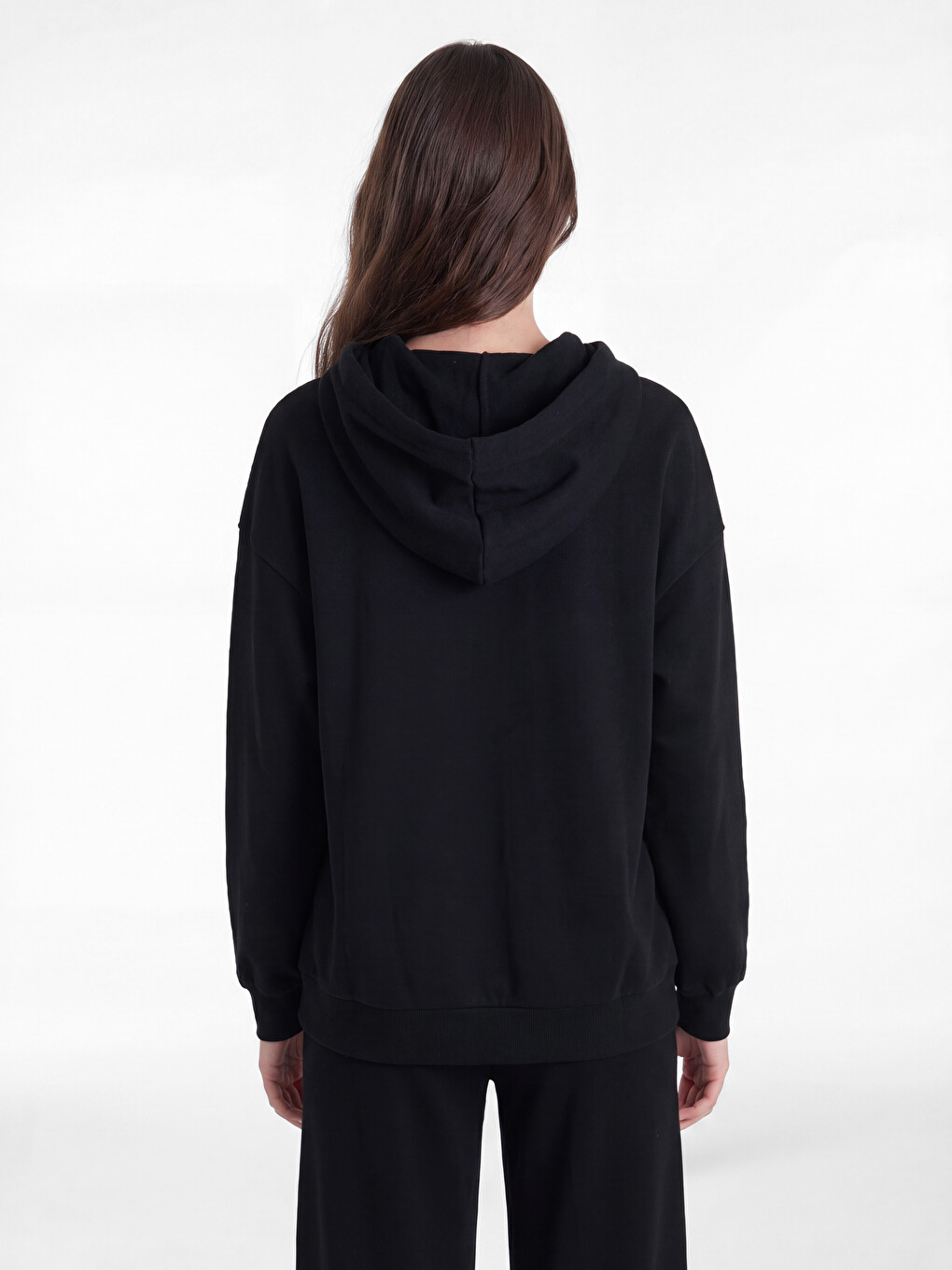 Hooded Rome Printed Women's Zip-up Sweatshirt-3