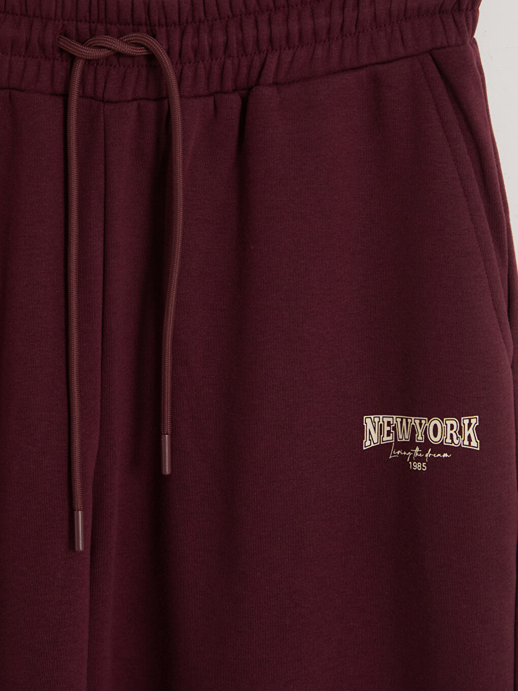 Nyc Printed Wide Leg Women's Sweatpants-2