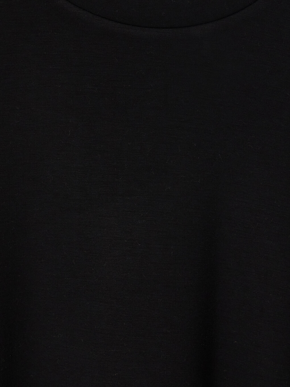 Woman Black Sweatshirt Tunic-5