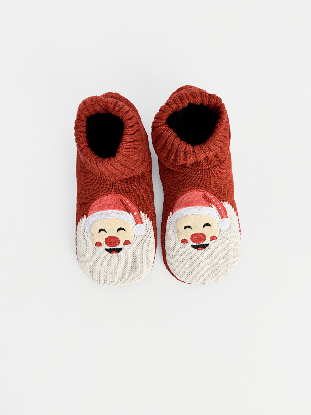 Santa Claus Embroidered Men's Knitwear Ankle Socks-1