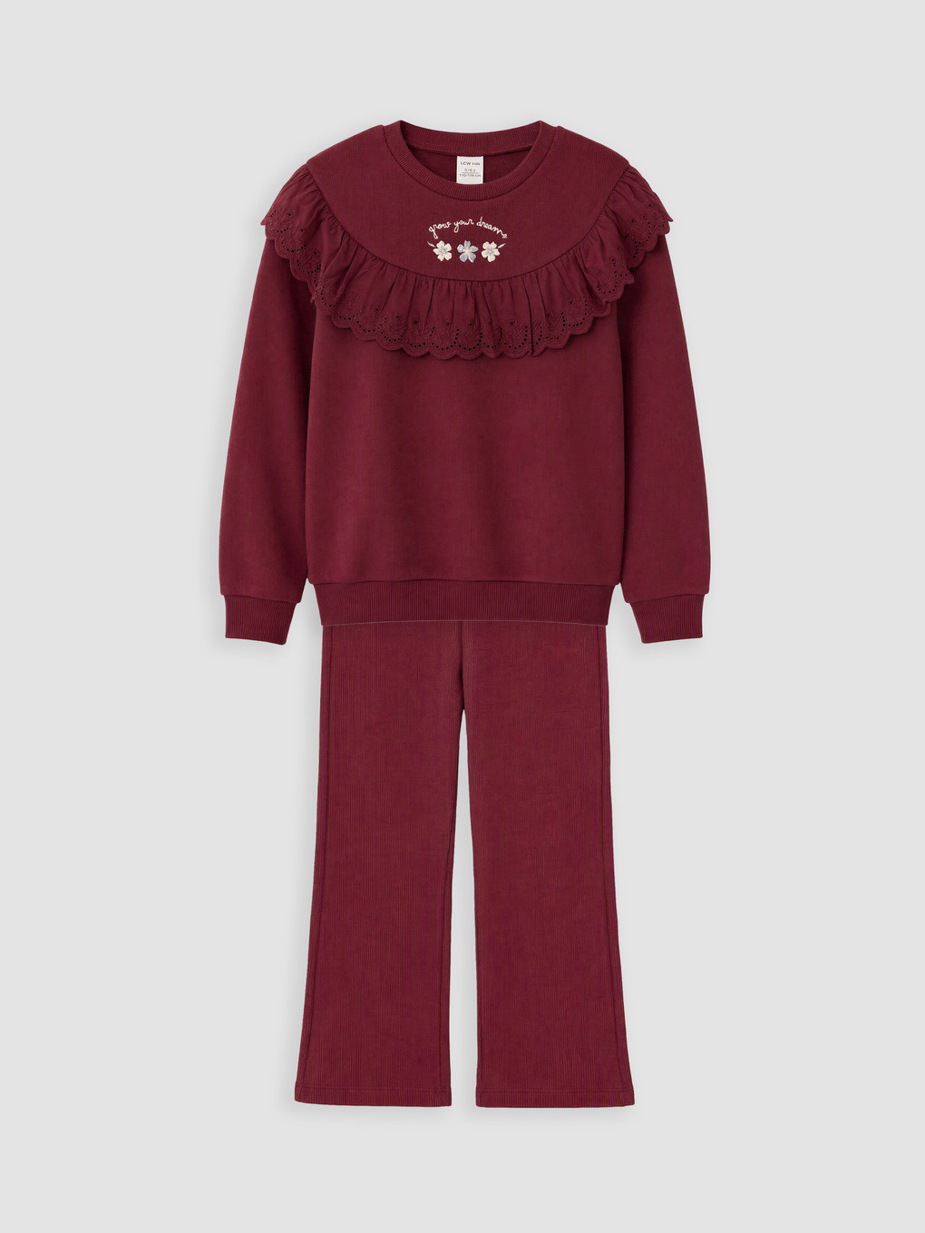 Girl Bordeaux Set