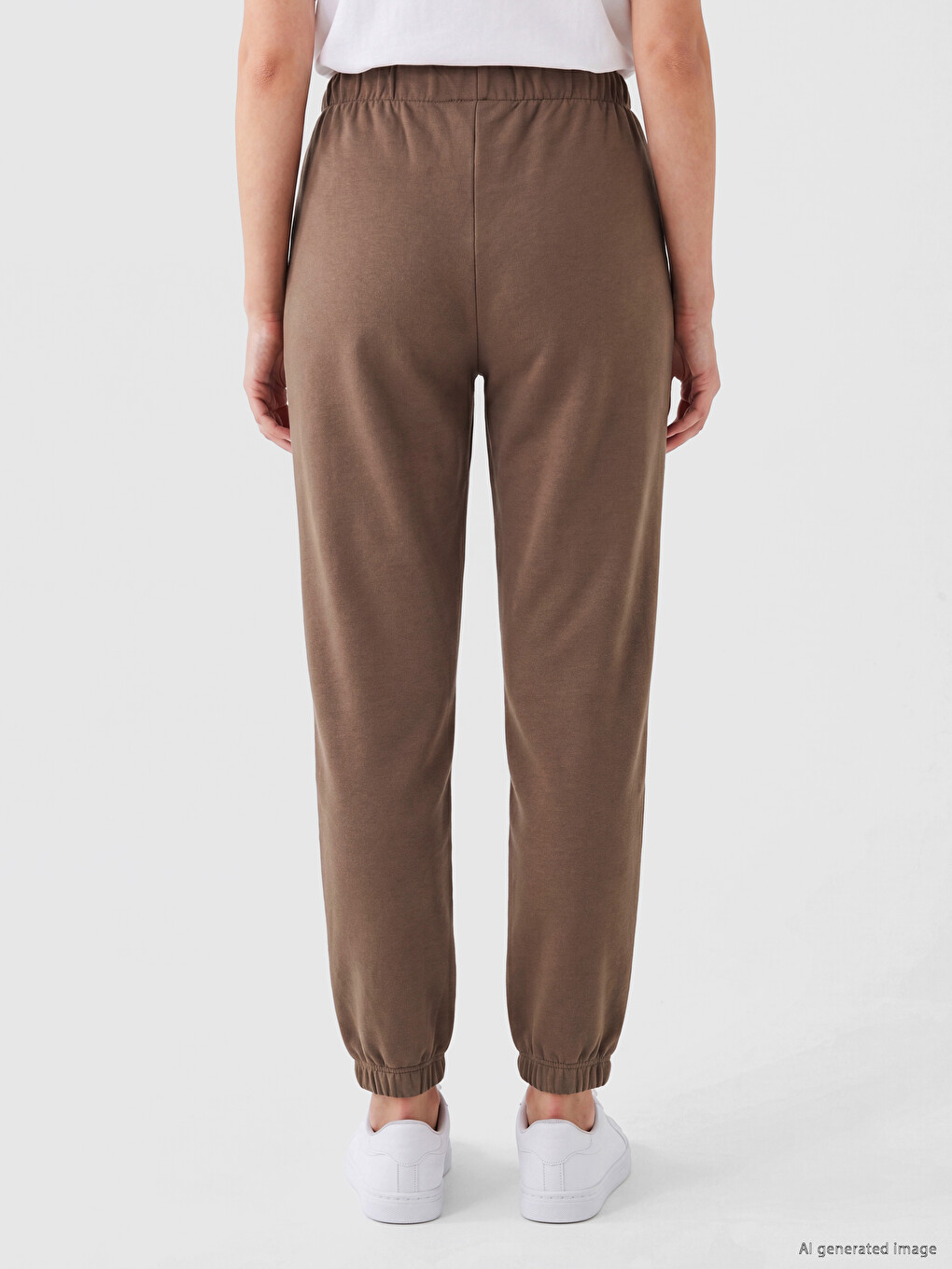 Woman Brown Sweatpants-3