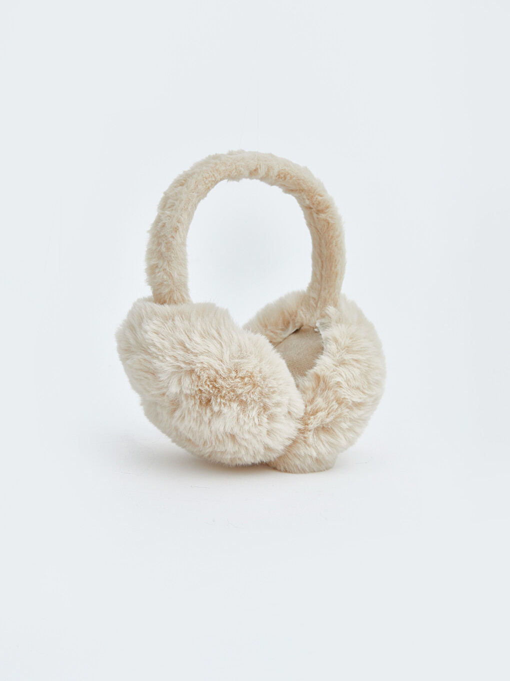 Women's Faux Fur Textured Plush Earmuffs-1