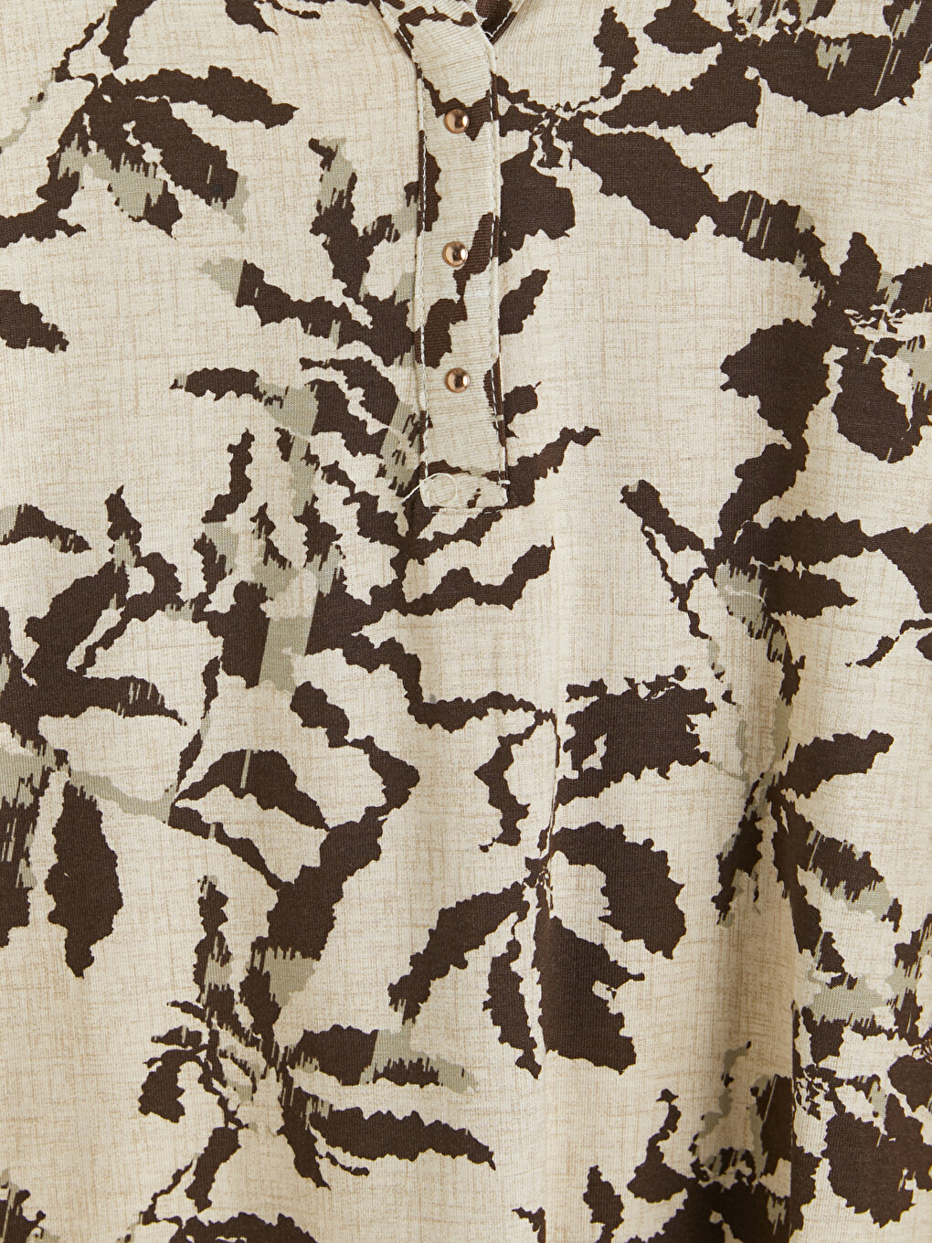 Notch Neck Floral Blouse-6