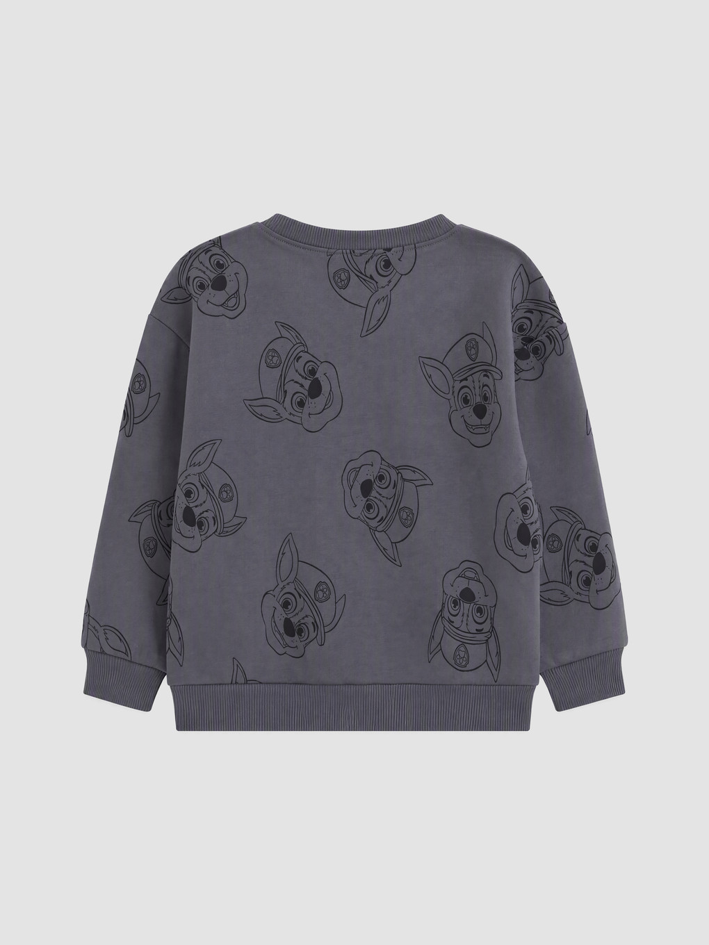 Gri Paw Patrol Erkek Çocuk Kalın Sweatshirt-1