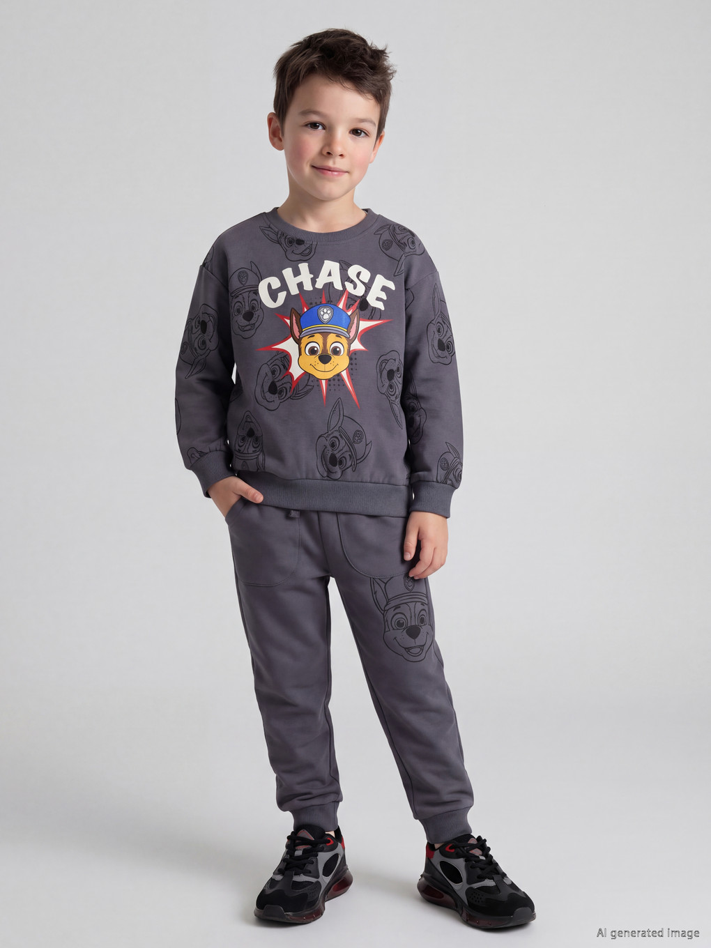  Paw Patrol Printed Boys' Tracksuit Set