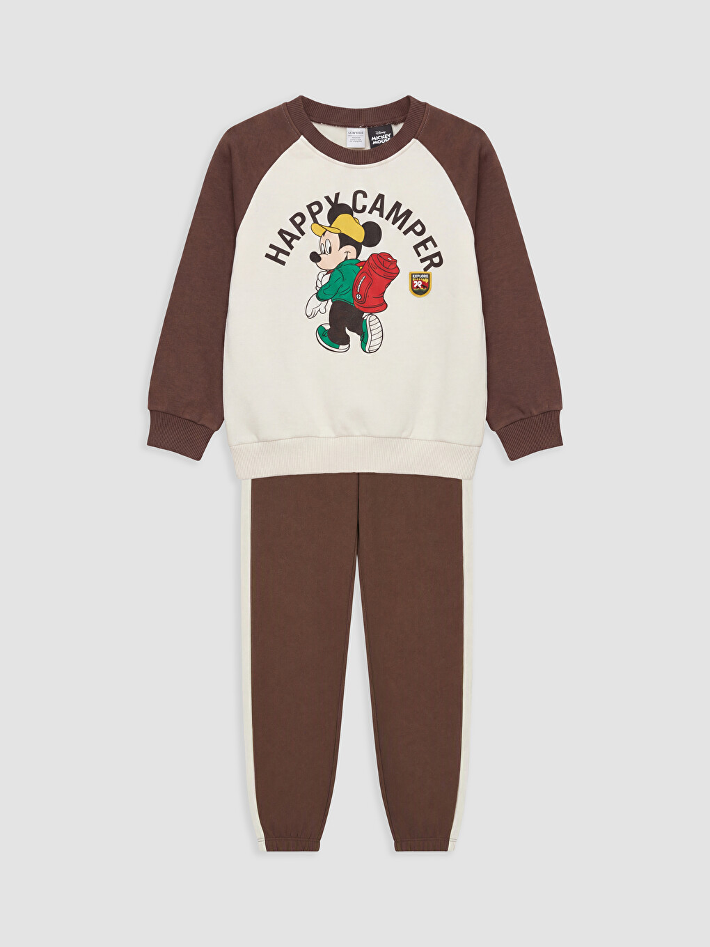 Color Block Mickey Mouse Printed Boys' Set-1