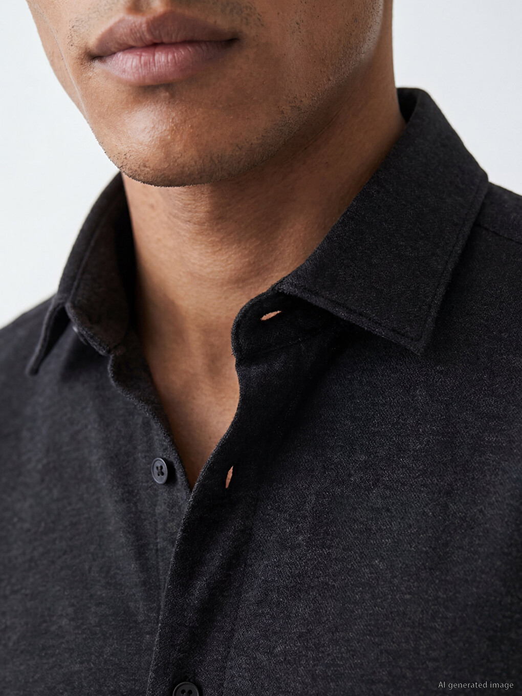 Standard Fit Men's Textured Shirt-2