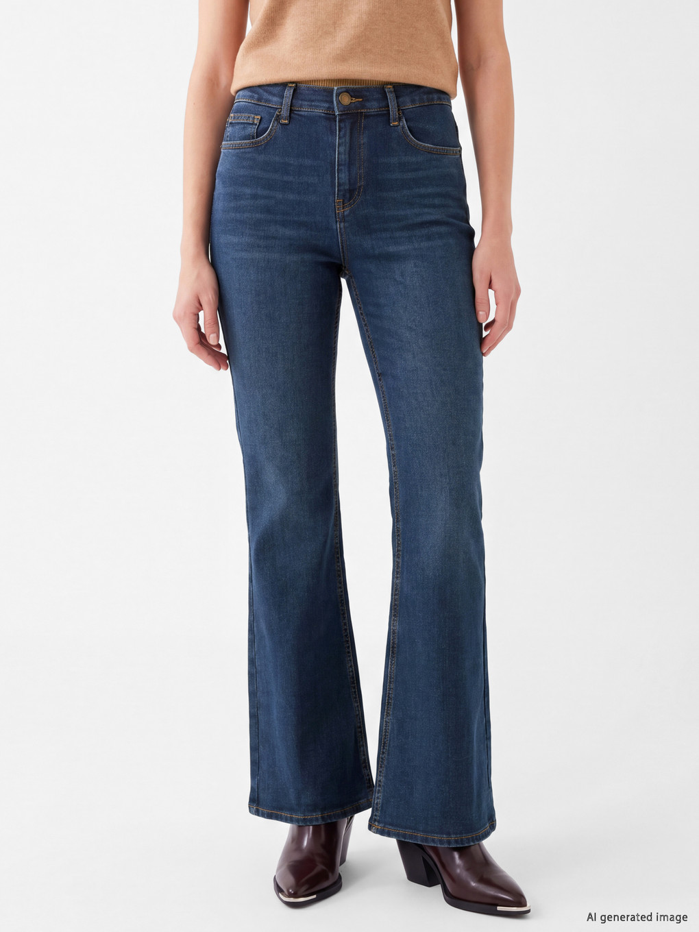 İndigo Kate Flare Jean-1