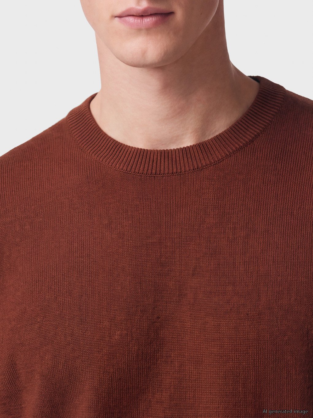 Crew Neck Men's Knitwear Sweater-2