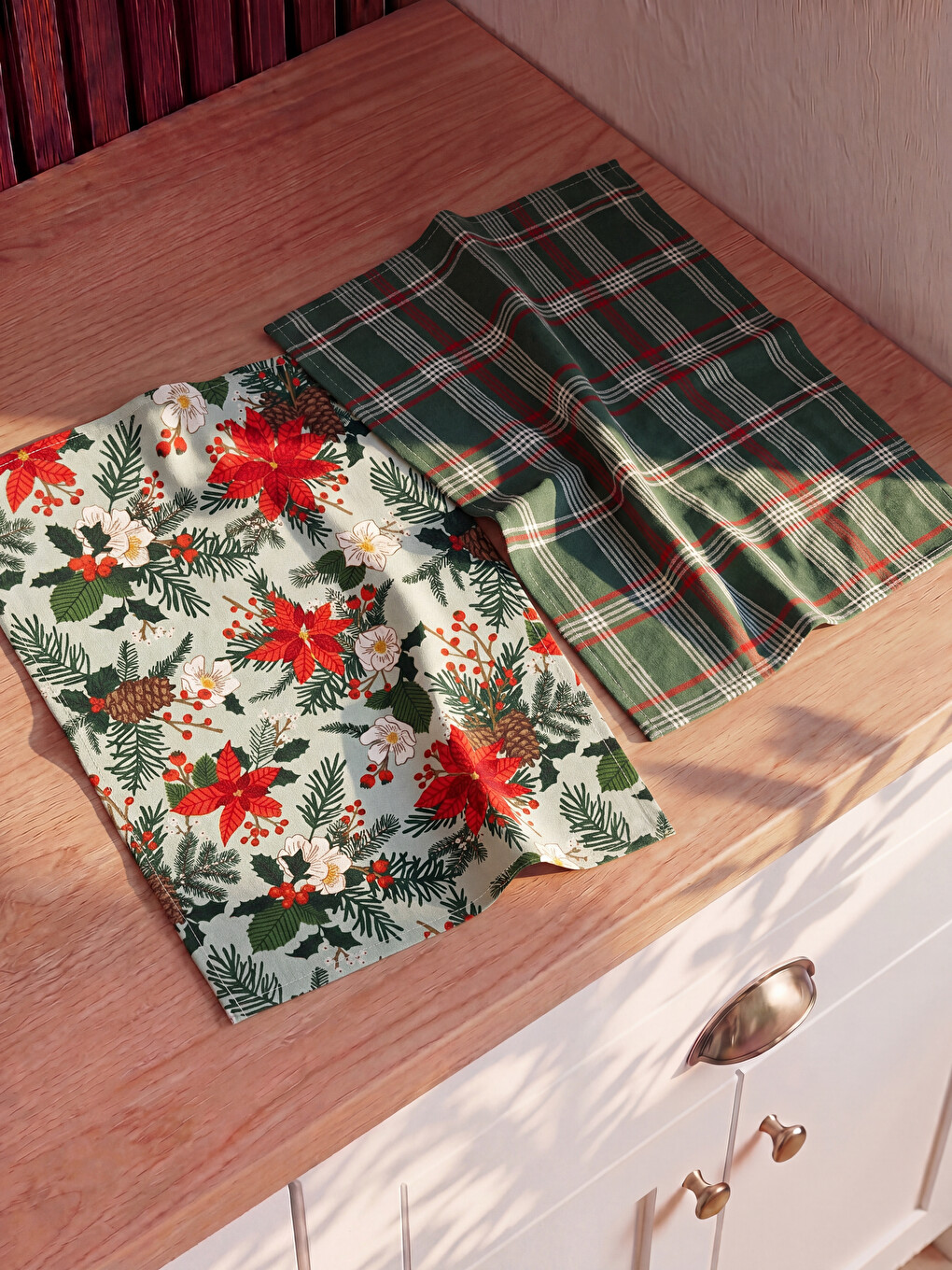 Patterned Tea Towel 2 Pack