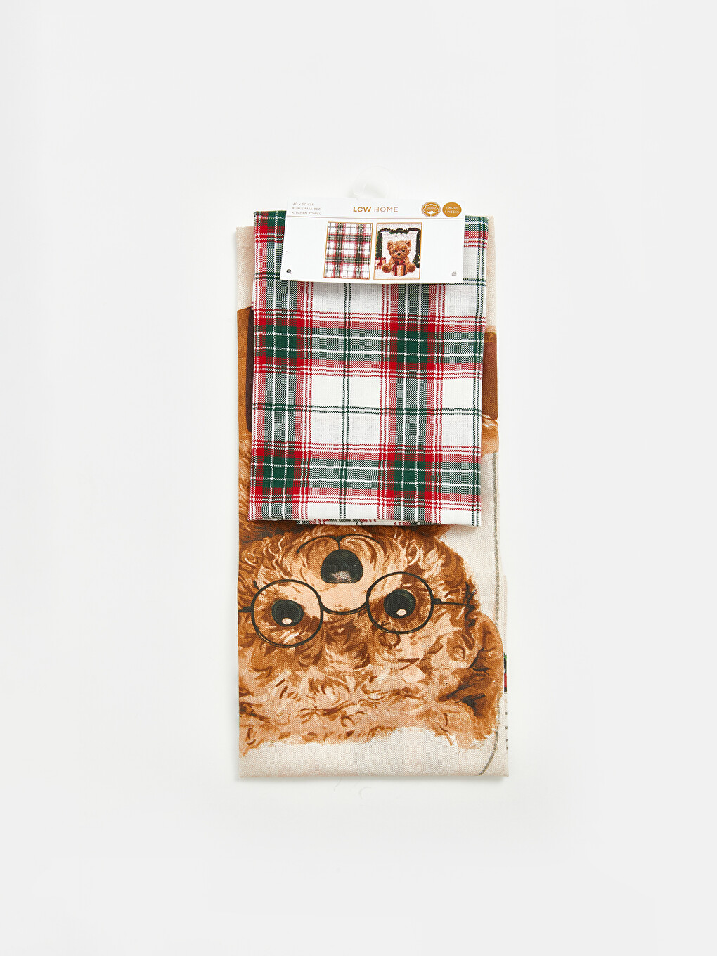 2 Pack Printed Tea Towel 40x50 Cm-1