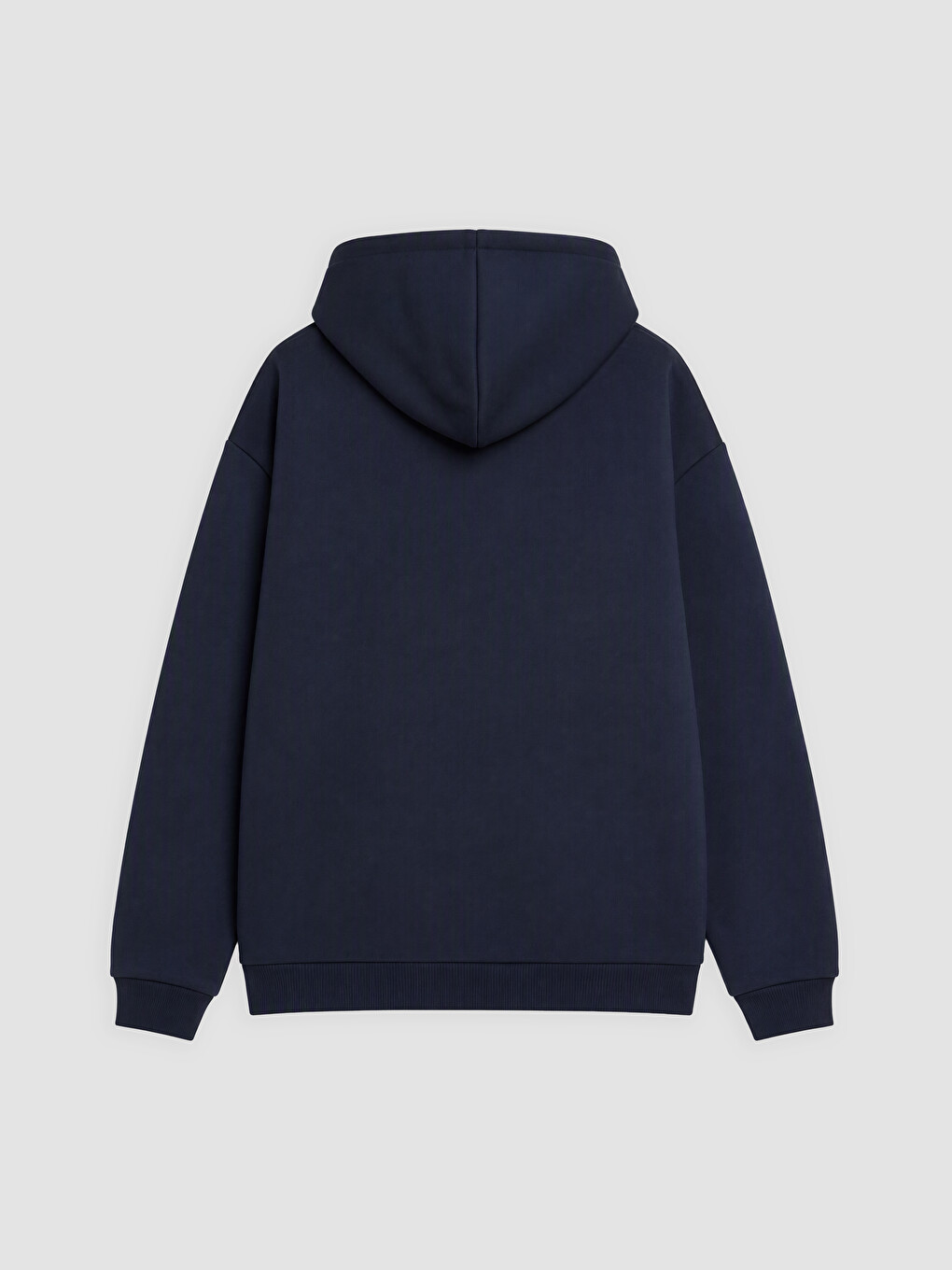 Lacivert Kapüşonlu Baskılı Erkek Çocuk Sweatshirt-1