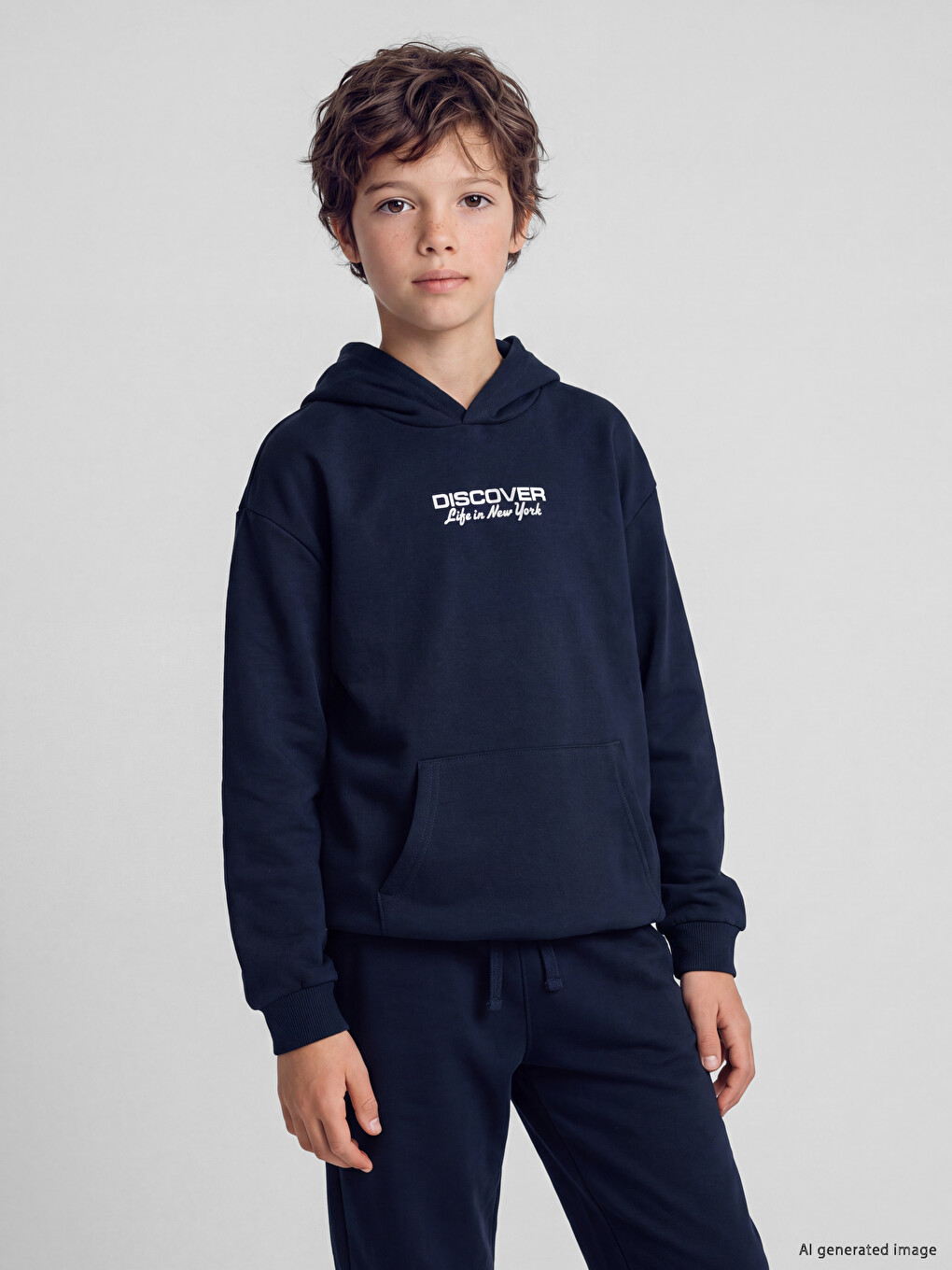 Printed Boys' Tracksuit Set-1