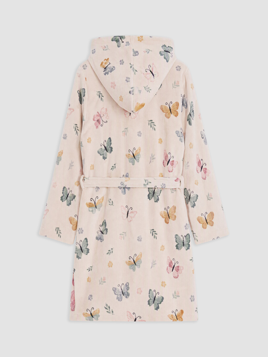 Butterfly Printed Girls' Bathrobe-2