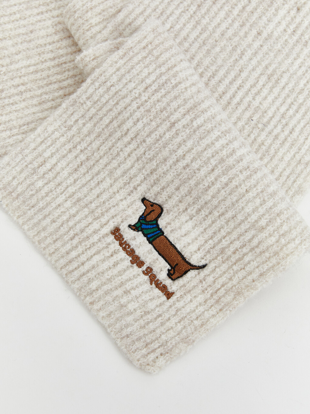 Ensemble Écharpe, Bonnet Et Gants Beige Garçon-1