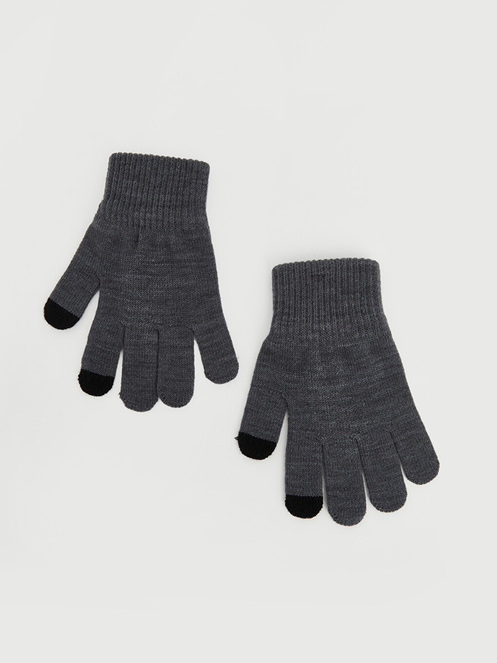 Junge Anthrazit Handschuhe-1