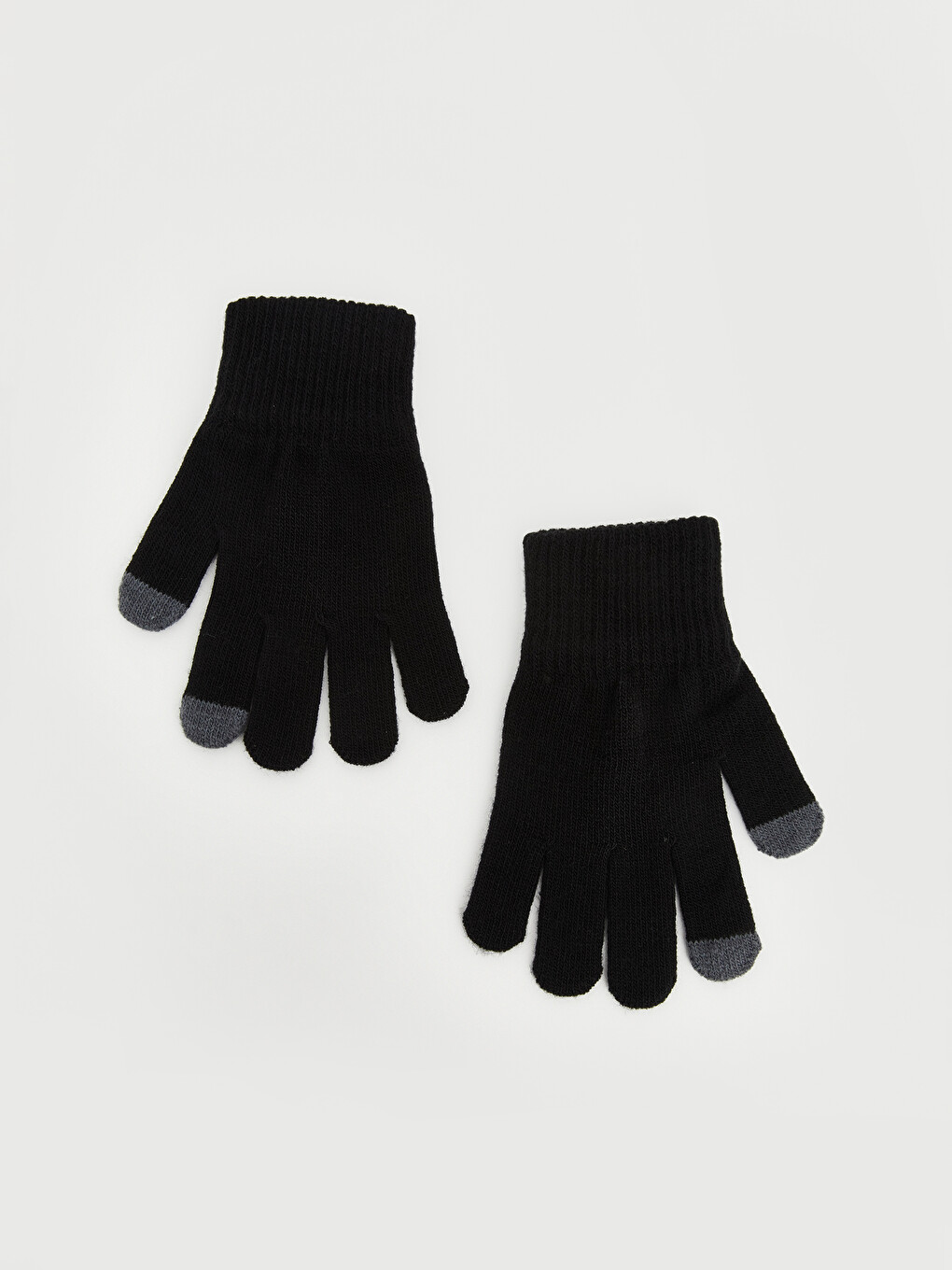 Junge Anthrazit Handschuhe-2