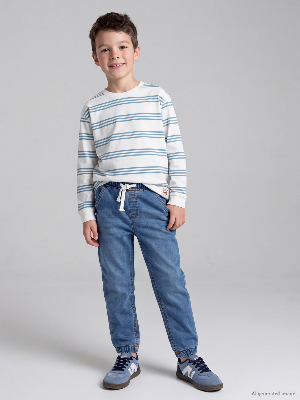 Xhinse Jogger Me Prerje Të Rregullt Për Djem