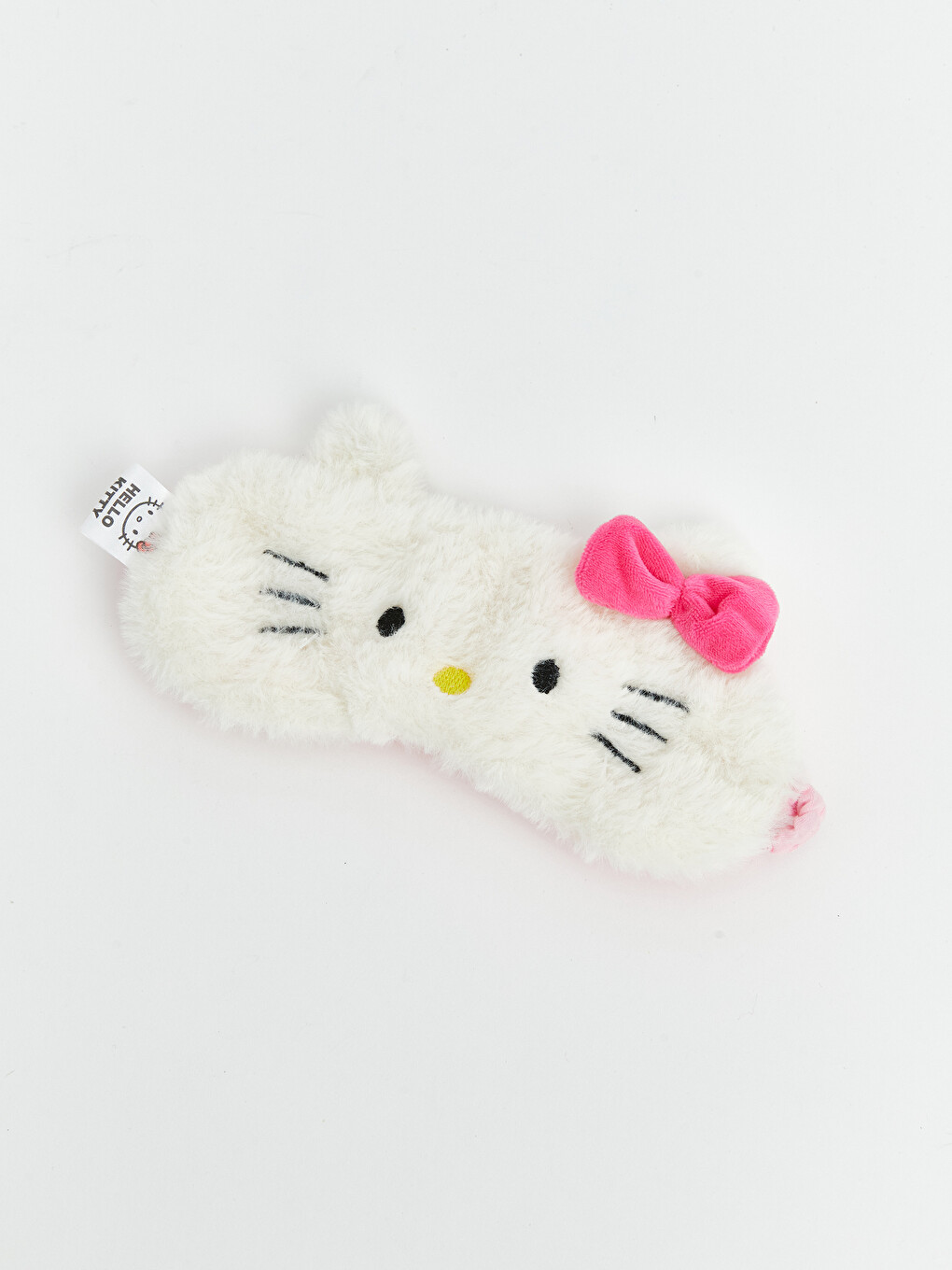 Hello Kitty Desenli Kaydırmaz Tabanlı Kız Çocuk Ev Çorabı Ve Uyku Bandı-4