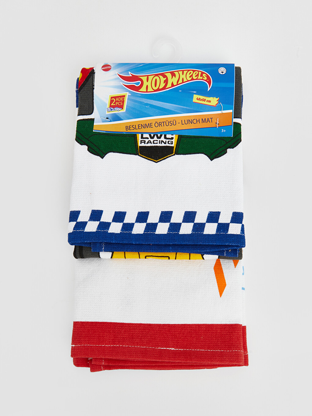 Pecetë Kuzhine Pambuku Me Stampim Hot Wheels, 2 Copë, 40x50 Cm-3