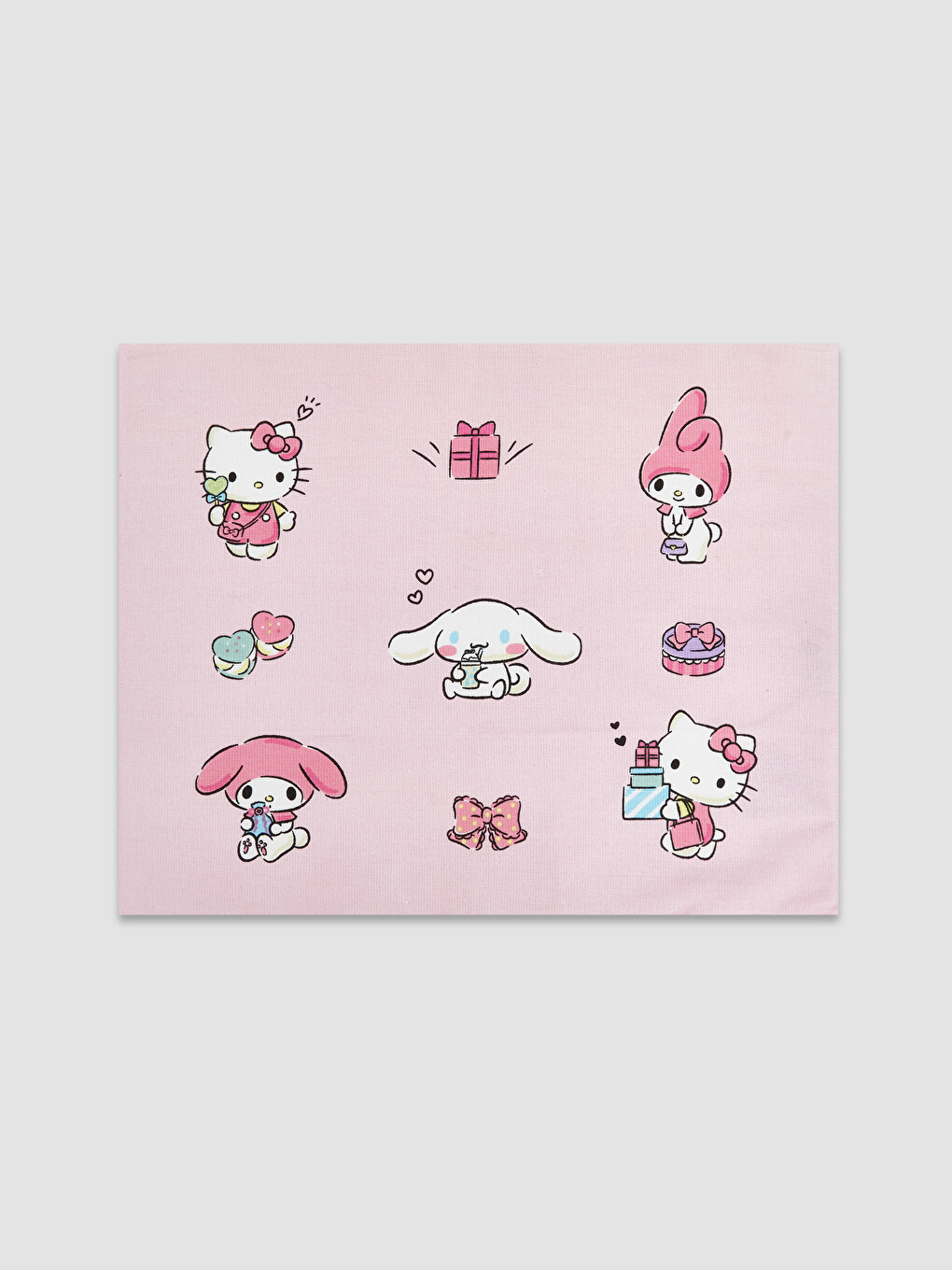 Hello Kitty Ve Friends Baskılı Pamuklu Kurulama Bezi 40x50 Cm 2'li-8