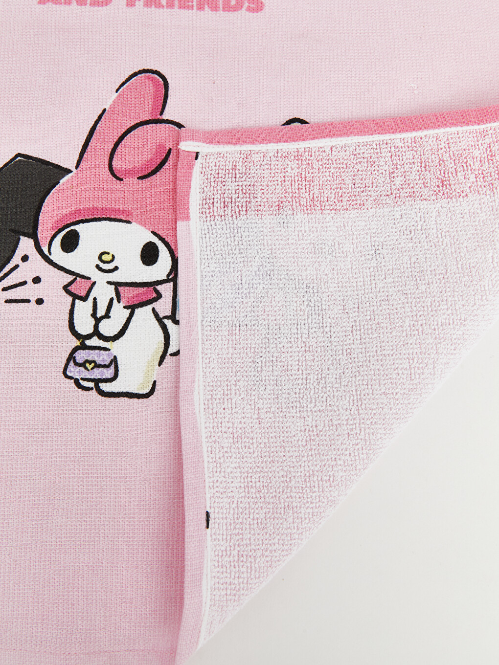 Hello Kitty Ve Friends Baskılı Pamuklu Kurulama Bezi 40x50 Cm 2'li-9