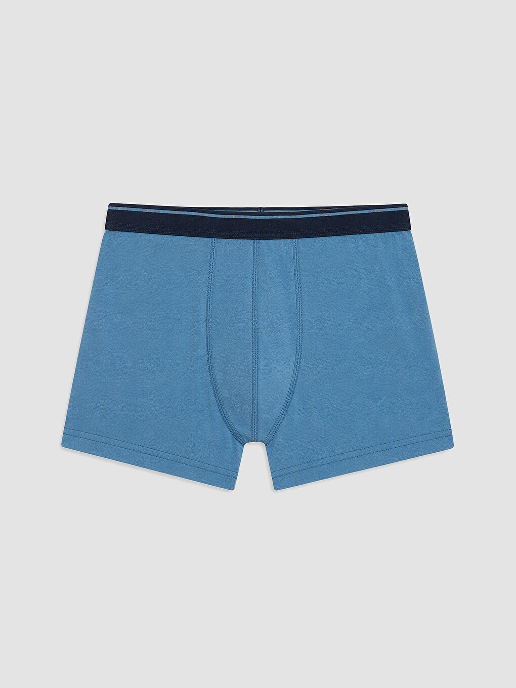Man Navy Boxer Briefs-3