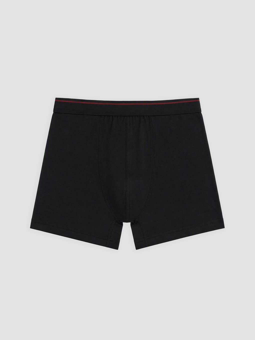 Siyah Pamuklu Esnek Erkek Boxer