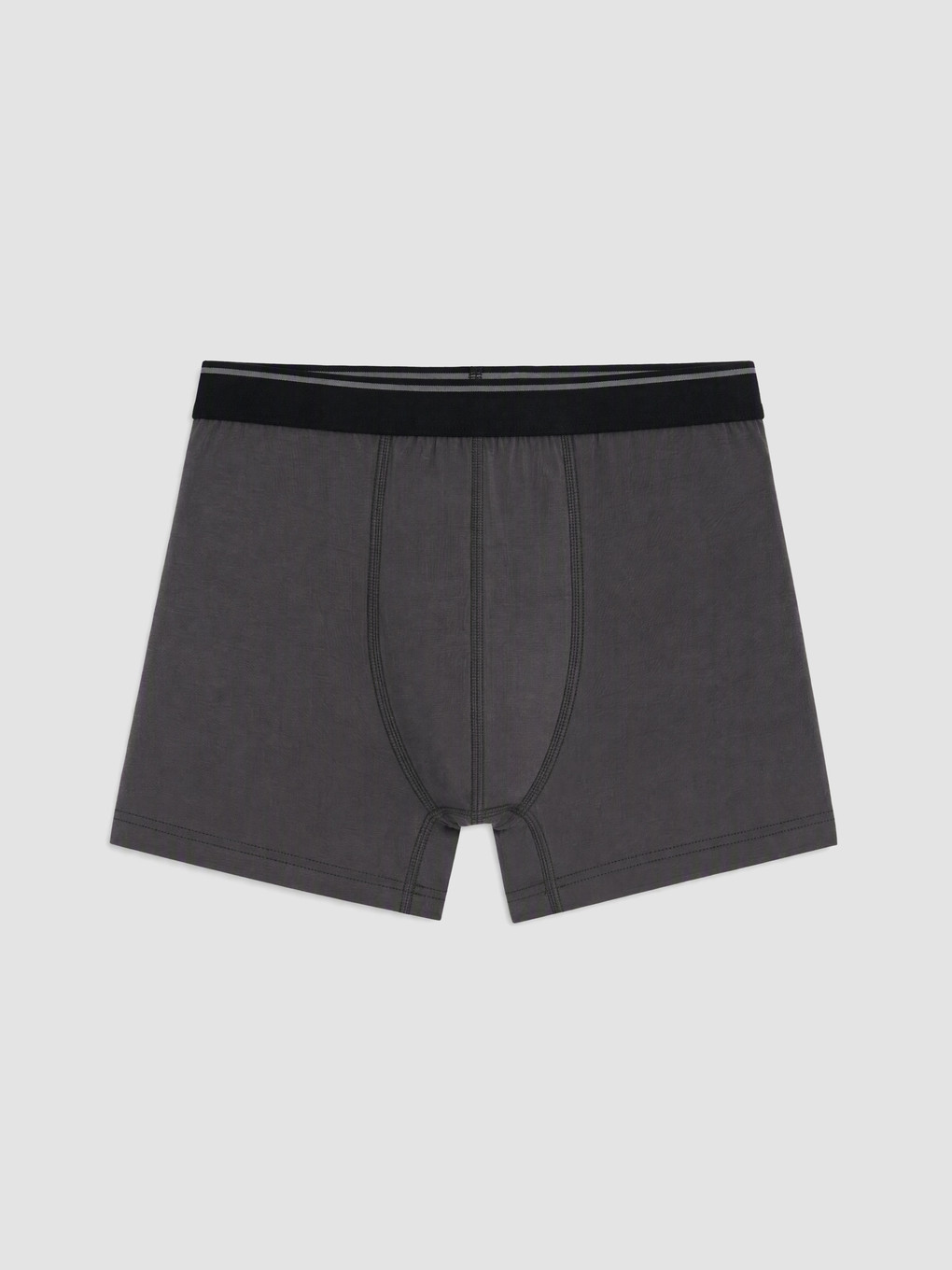 Gri Regular Fit Pamuklu Erkek Boxer
