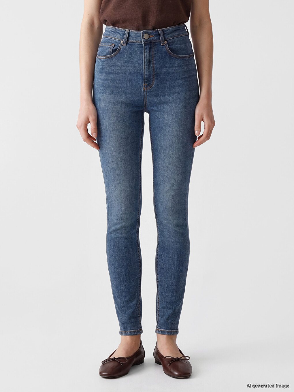 İndigo Jüpiter Süper Skinny Fit Kadın Jean Pantolon-1
