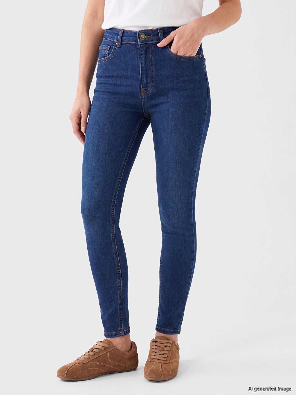 İndigo Jüpiter Süper Skinny Fit Kadın Jean Pantolon-1