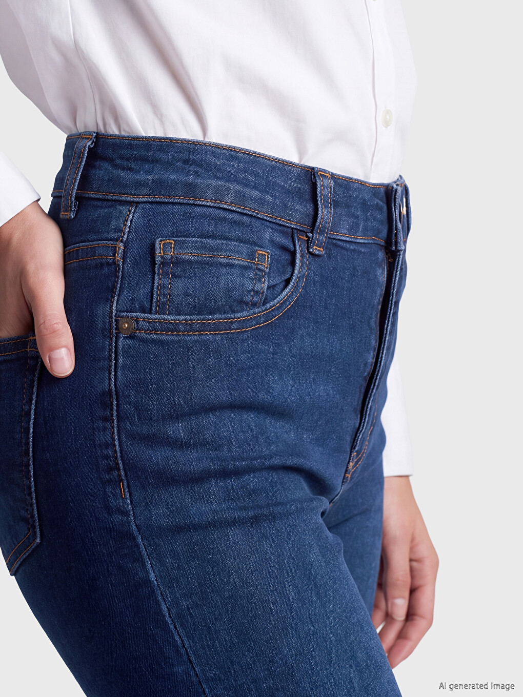 İndigo Jüpiter Süper Skinny Fit Kadın Jean Pantolon-2