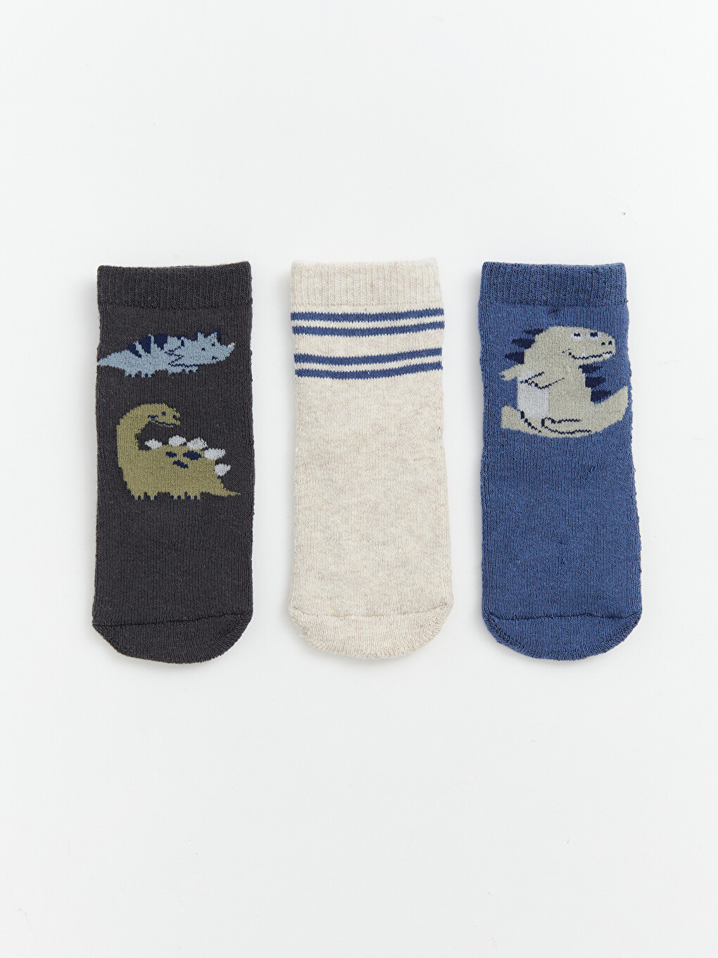 Patterned Baby Boys' Ankle Socks 3-pack