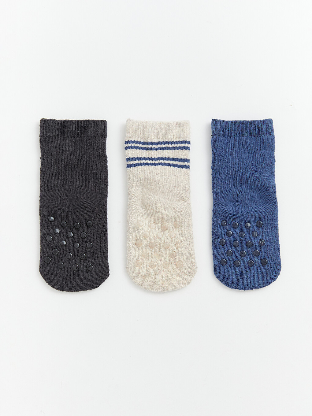 Patterned Baby Boys' Ankle Socks 3-pack-4