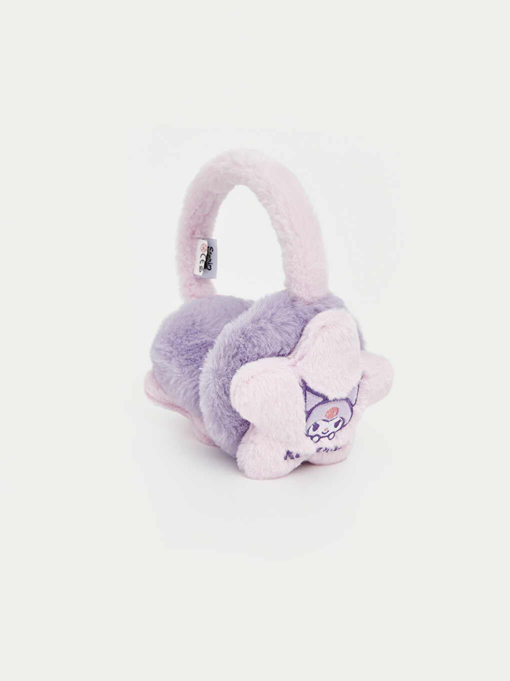 Pembe Kuromi Figürlü Kız Çocuk Pelüş Kulaklık
